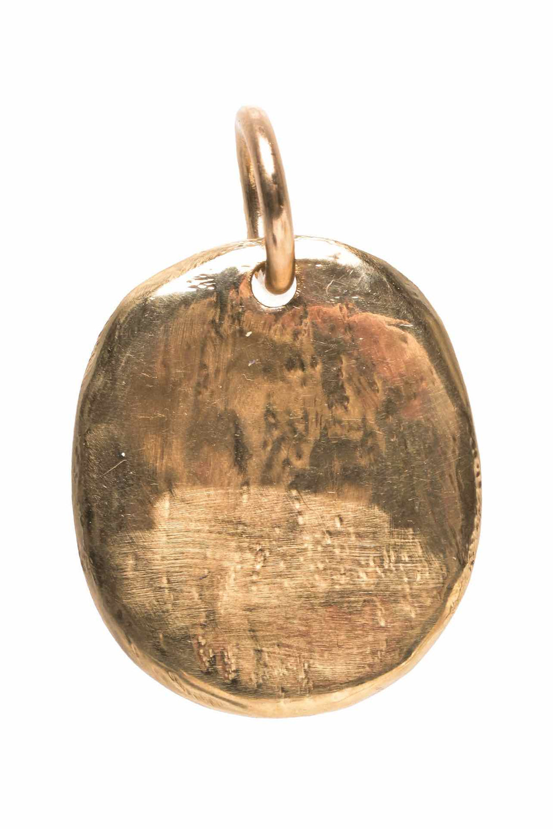 14K Yellow Gold Bird Fountain Pendant