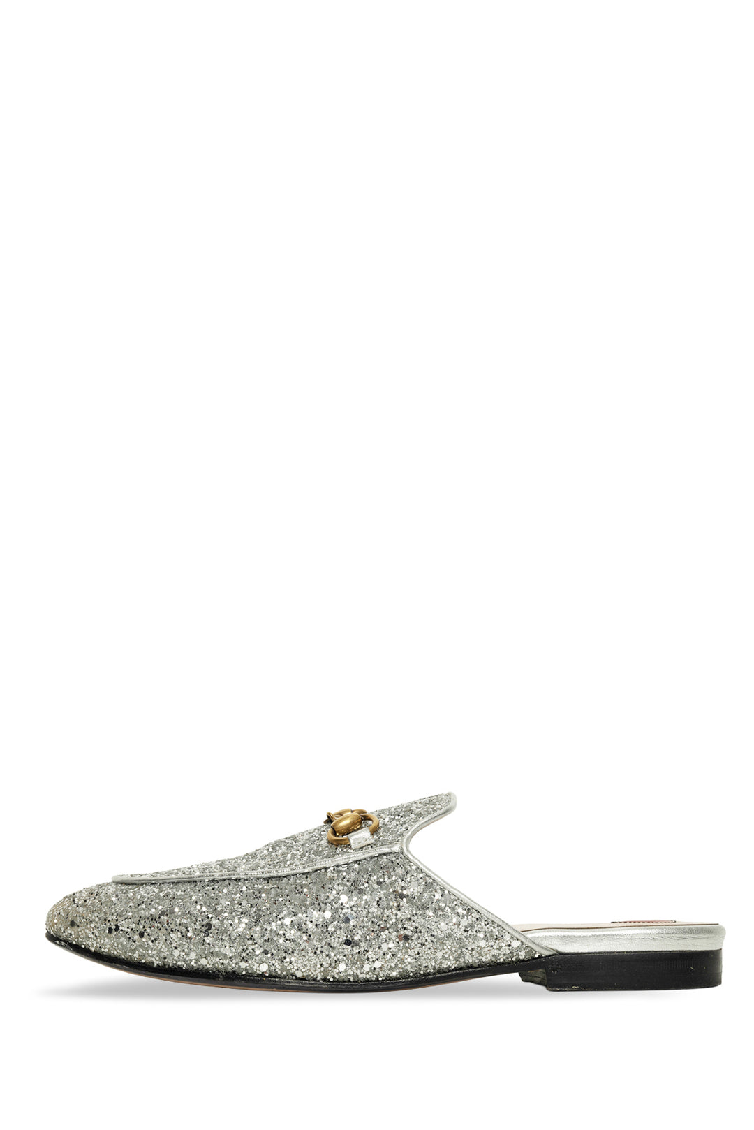 Gucci Size 36 Princetown Glitter Slippers