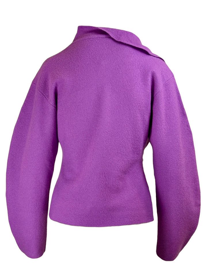 Ulla Johnson Size M Corinna Ruffled Wool Pullover Sweater