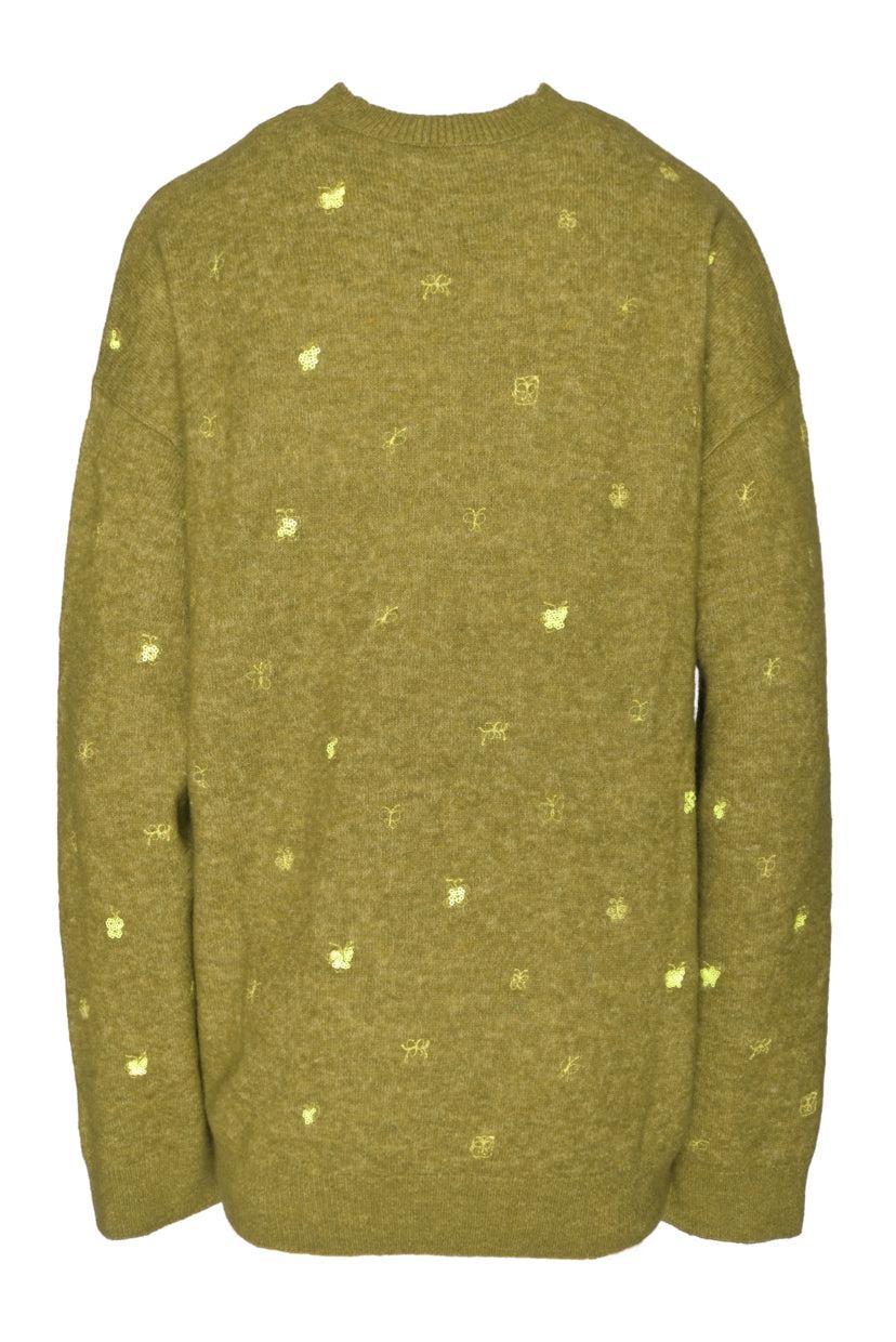 JNBY Size M Butterfly Embroidered Sweater