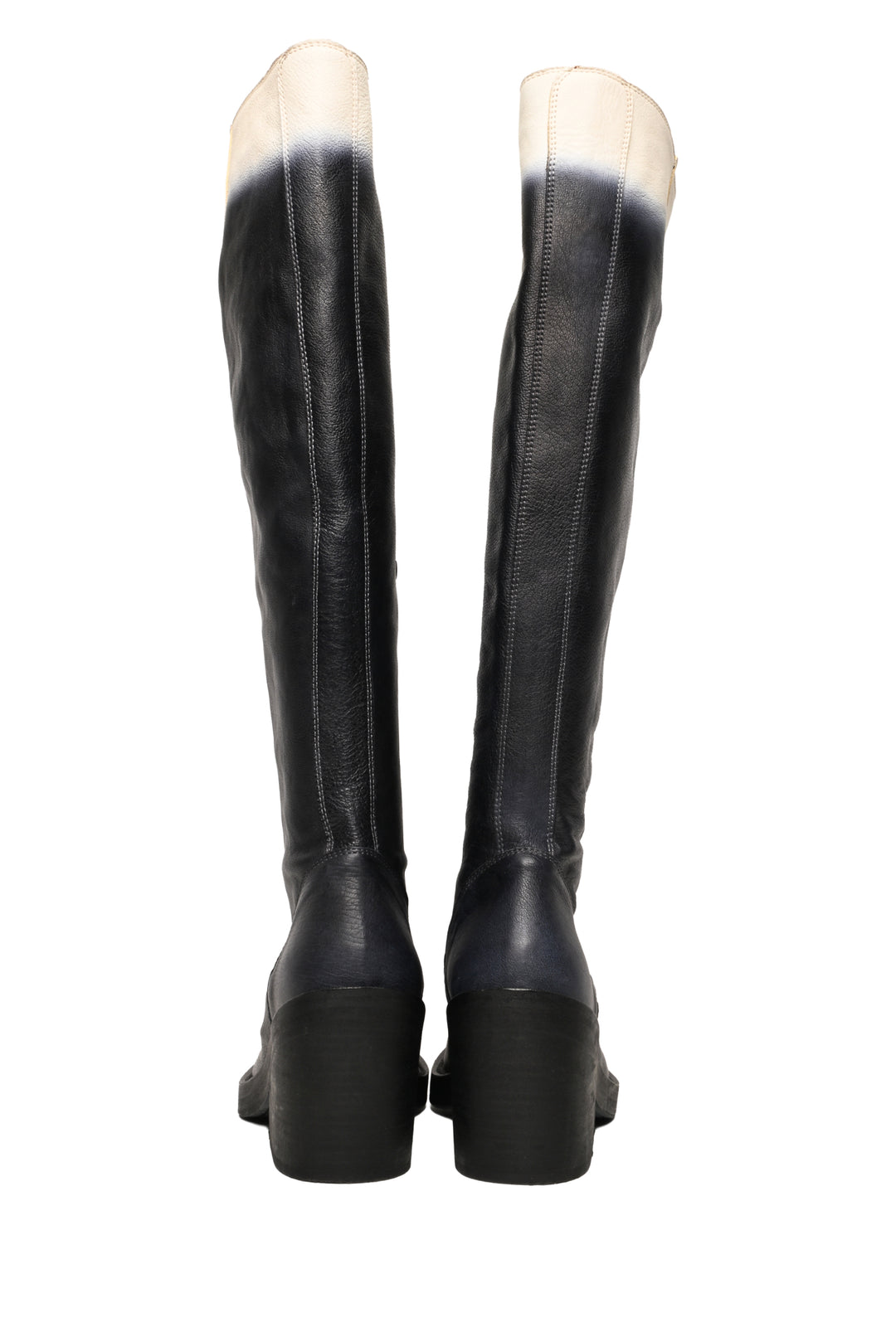 Ann Demeulemeester Size 39 Gradient Knee High Boots