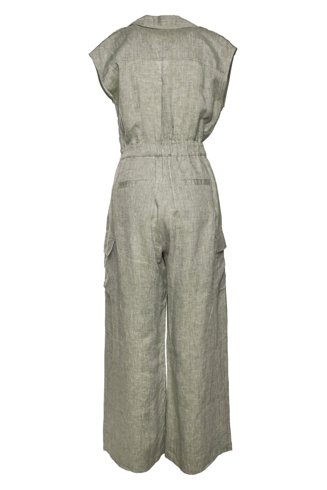 Peserico Size 42 Linen Jumpsuit
