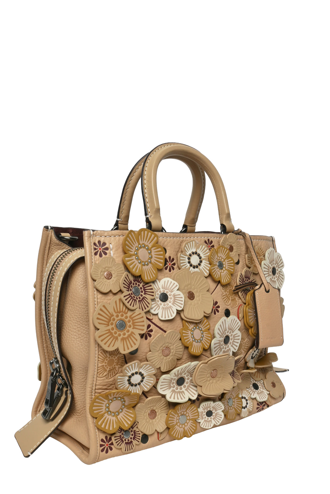 Coach 1941 Tea Rose Applique Rogue Shoulder Bag