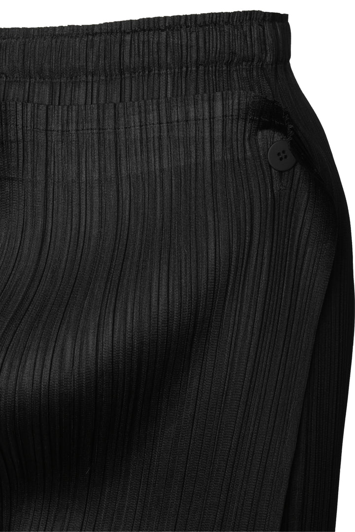 Pleats Please Size 1 Drape Front Pleated Midi Skirt