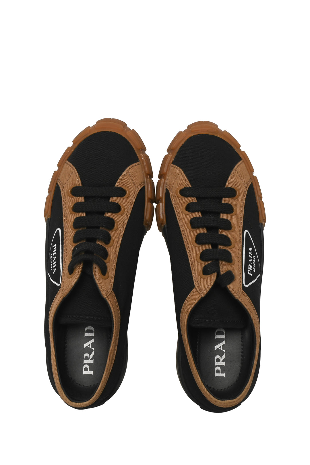 Prada Size 40 Gabardine Low Top Sneaker
