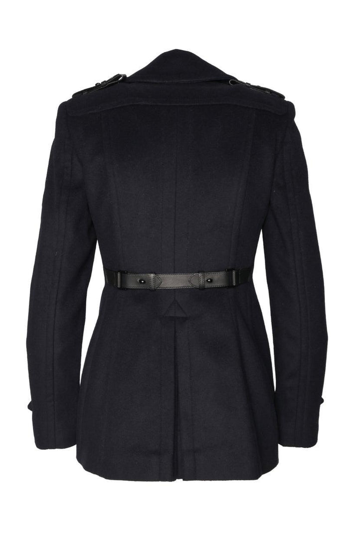 Burberry London Size 2 Double Breasted Wool Blend  Coat