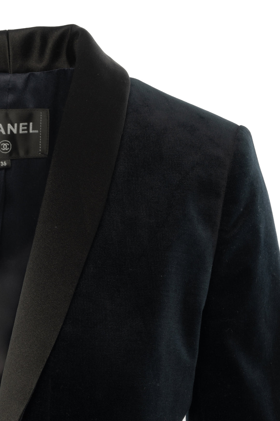 Chanel Size 36 2018 Metiers d'Art Velvet Tuxedo Blazer