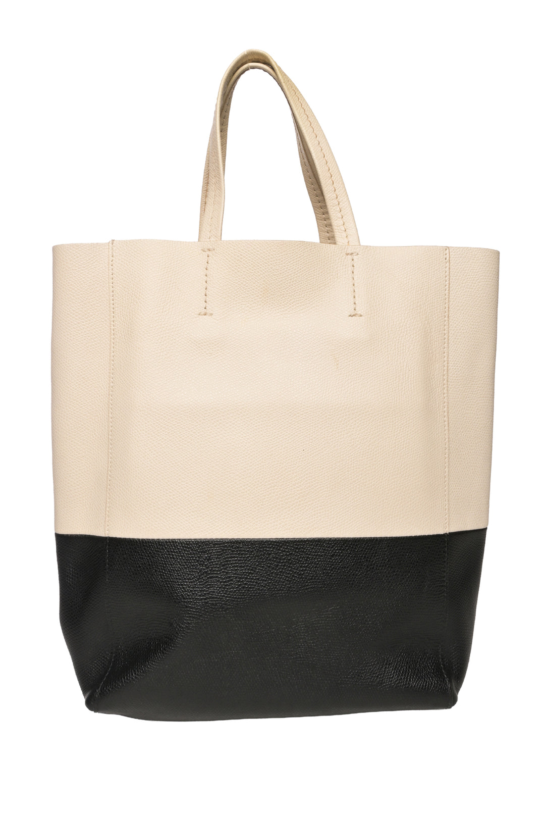 Celine 2014 Bicolor Vertical Cabas Small Tote