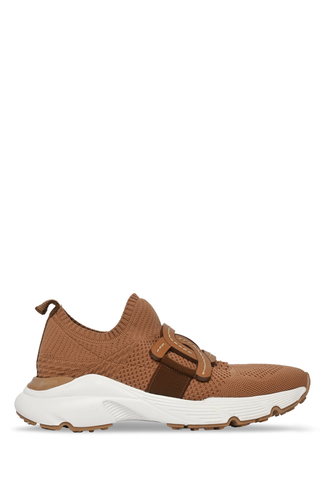 Tod's Size 37 Kate Leather Trim Knit Sneaker