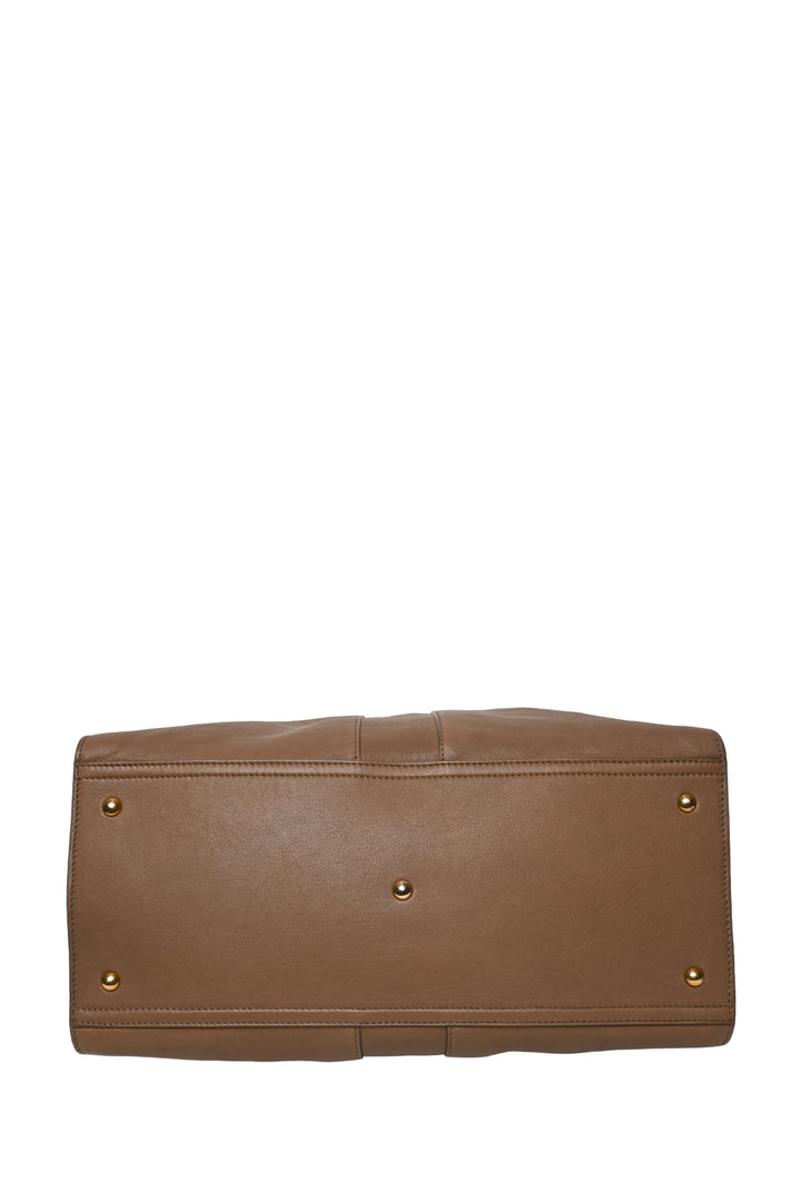 Saint Laurent Leather Cabas Chyc Tote