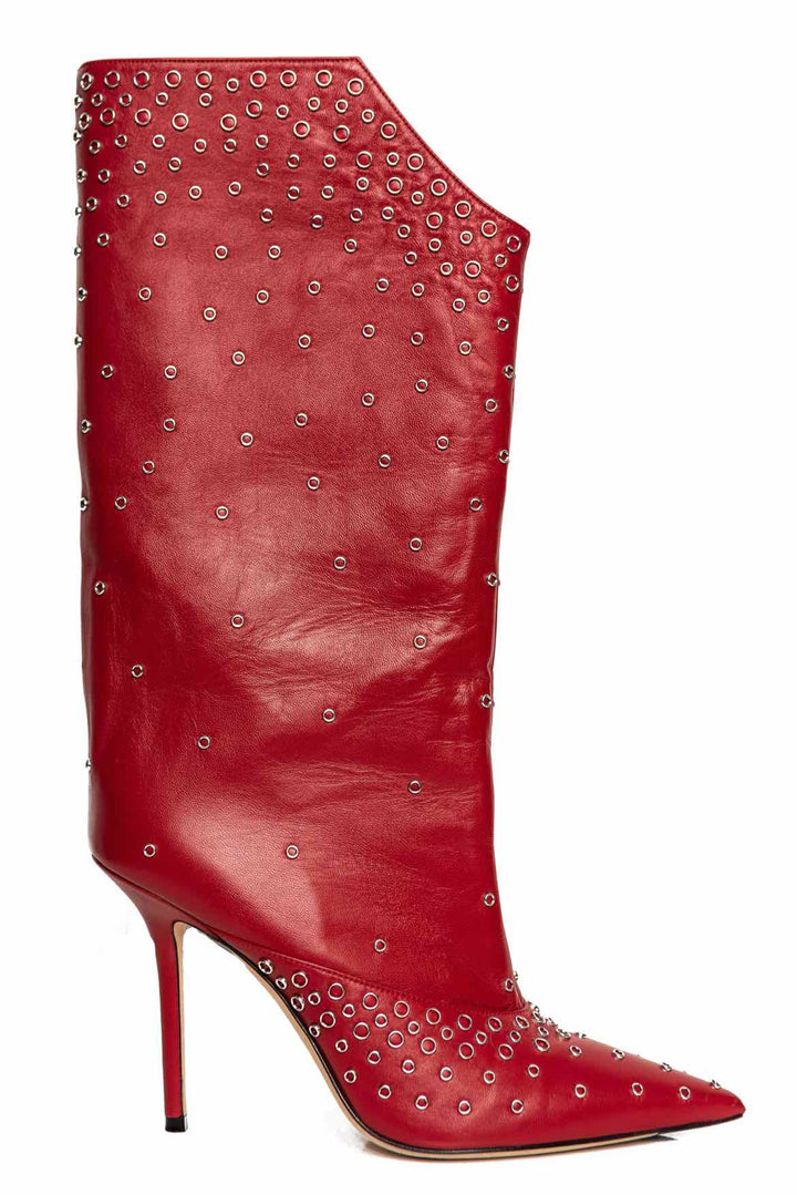 Jimmy Choo Size 40.5 Bryndis 100 Studded Boots