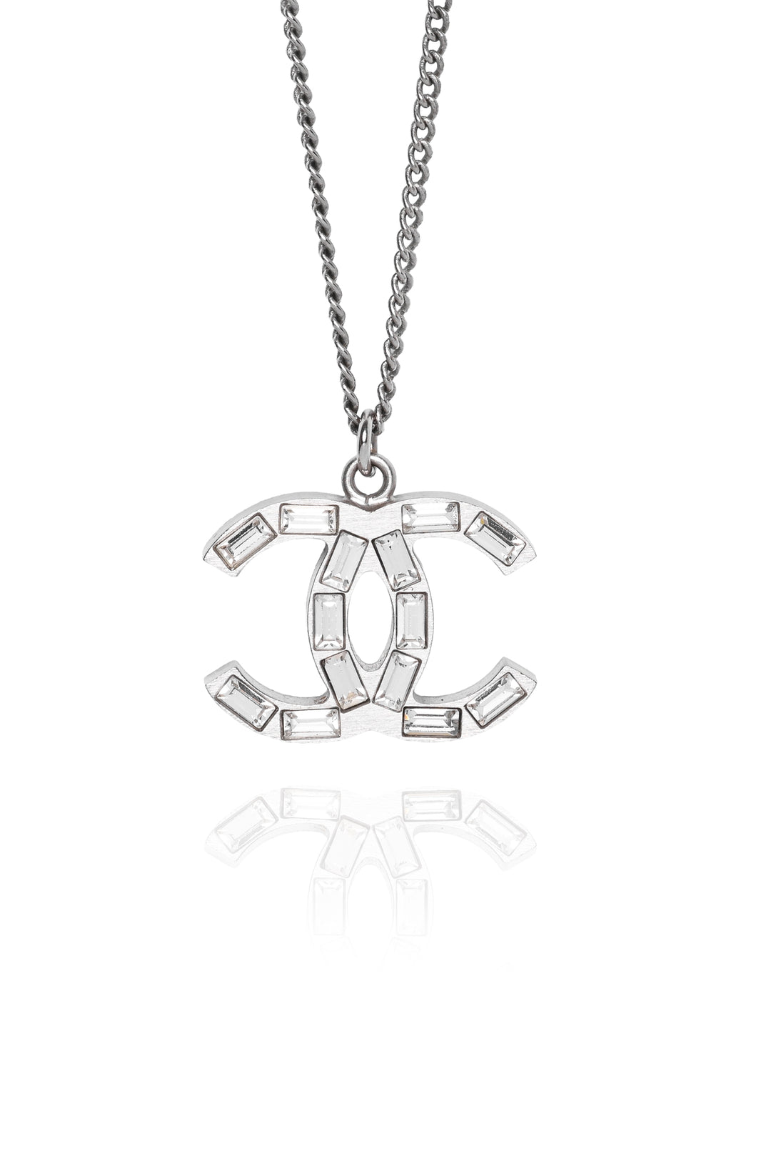 Chanel 2009 Crystal CC Necklace