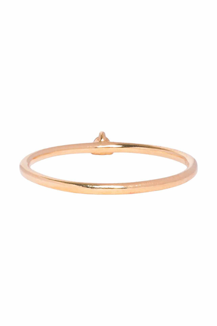 Liven Size 6 14K Yellow Gold & Diamond Souli Single Stackable Band Ring