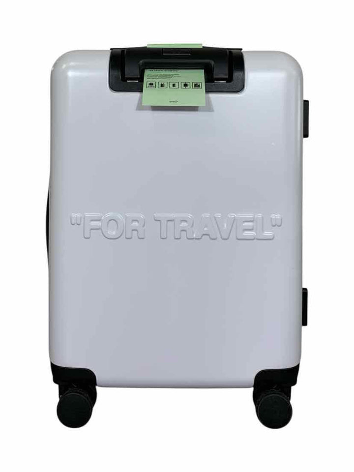 Off White Arrow Trolley Suitcase