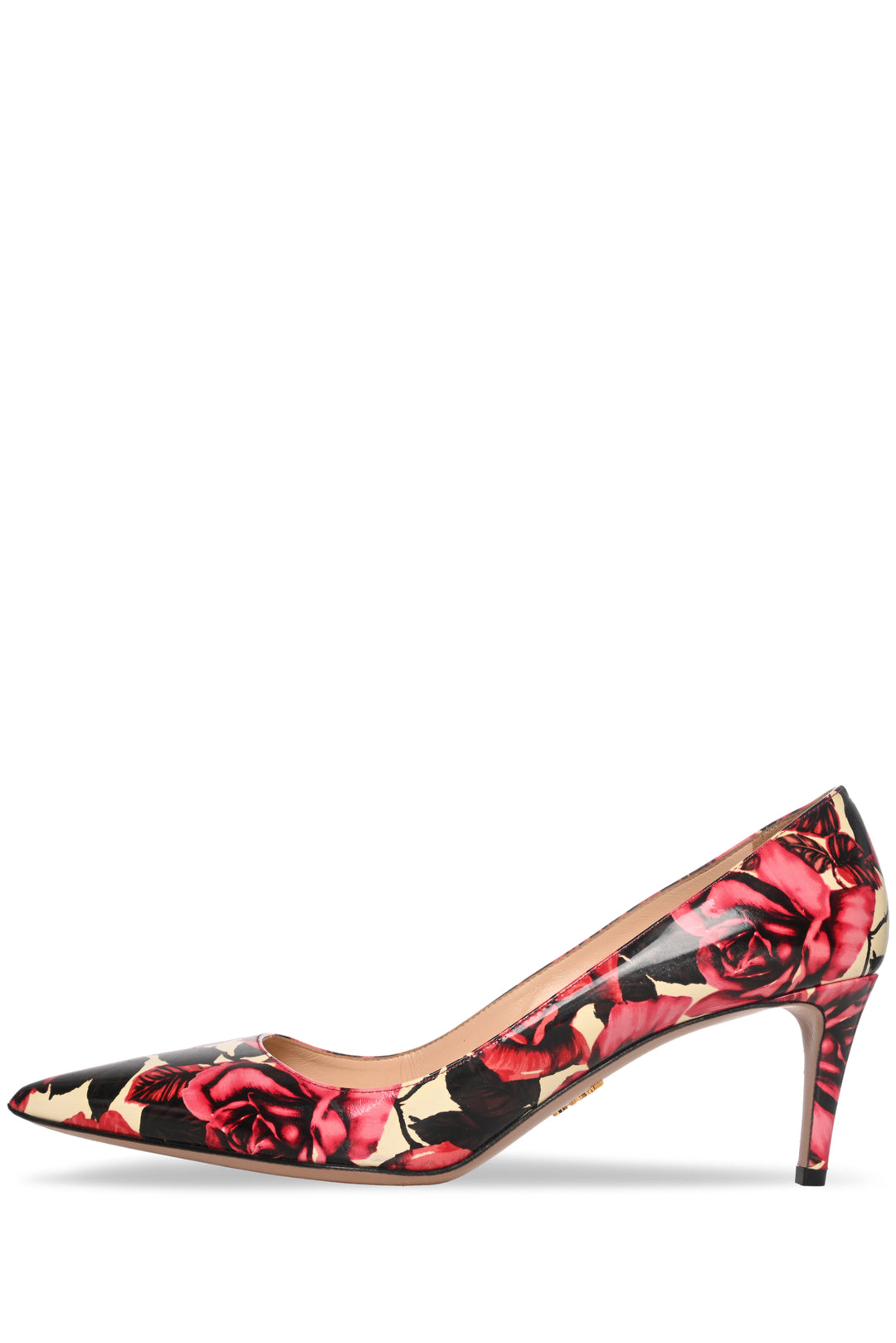 Prada Size 40.5 Floral Pumps