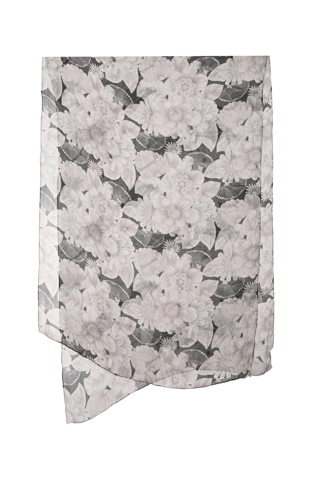 Salvatore Ferragamo Floral Silk Scarf