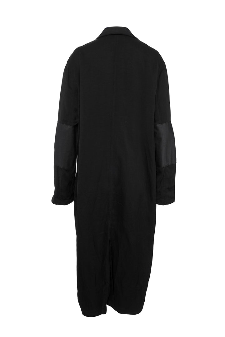 Acne Studios Size 38 Joyce Linen Mix Elbow Patch Detail Coat