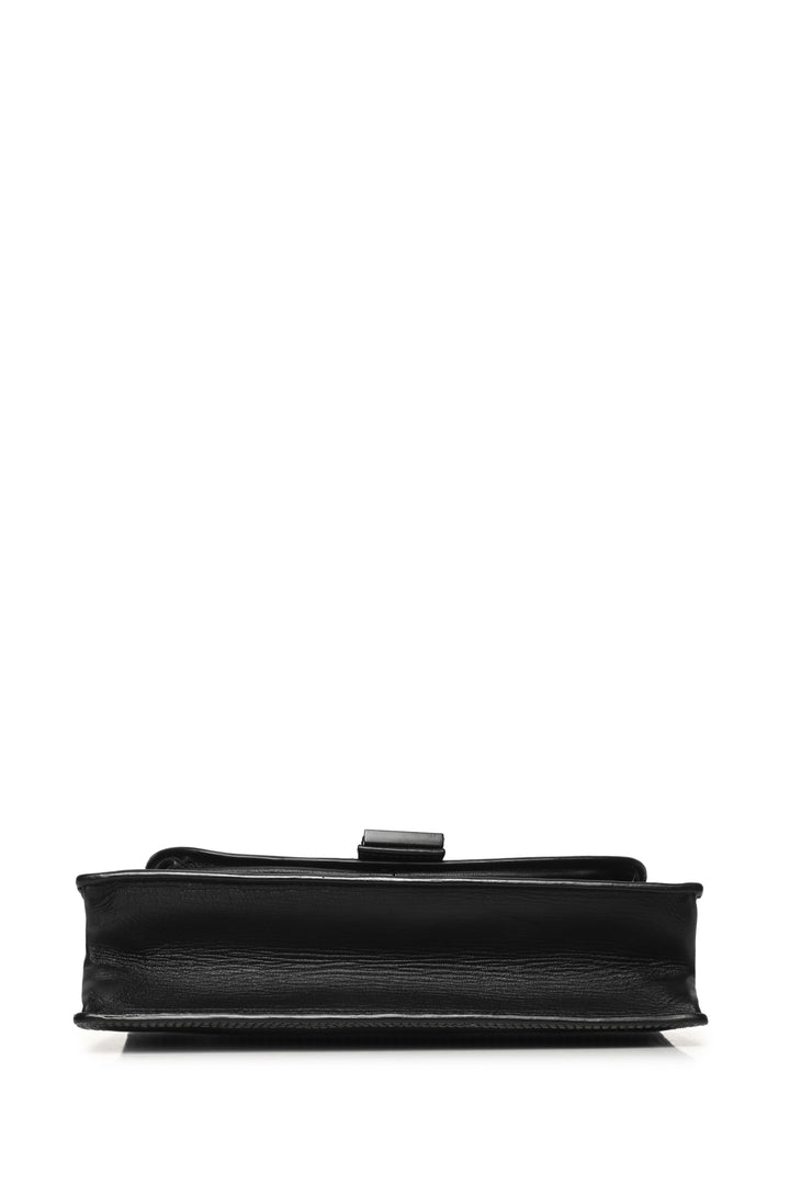 Diesel Miss-Match Grained & Smooth Leather Flap Crossbody
