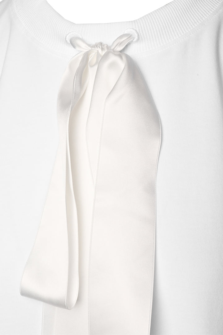 Sofie D'Hoore Size 36 Ribbon Bow Detail Cotton Tops