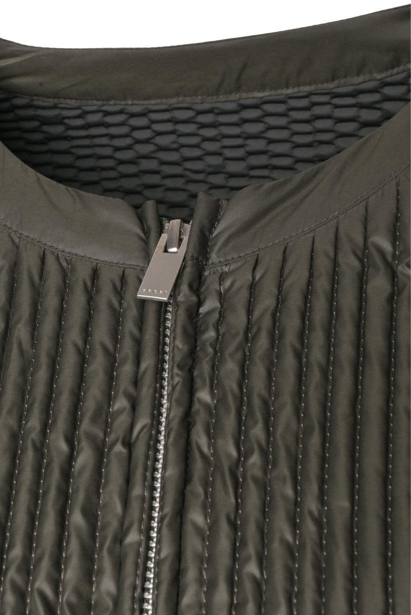 Sacai Size 2 Quilted Peplum Jacket