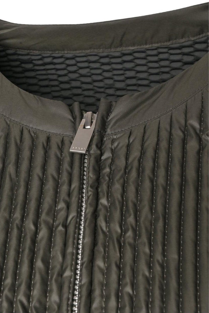 Sacai Size 2 Quilted Peplum Jacket