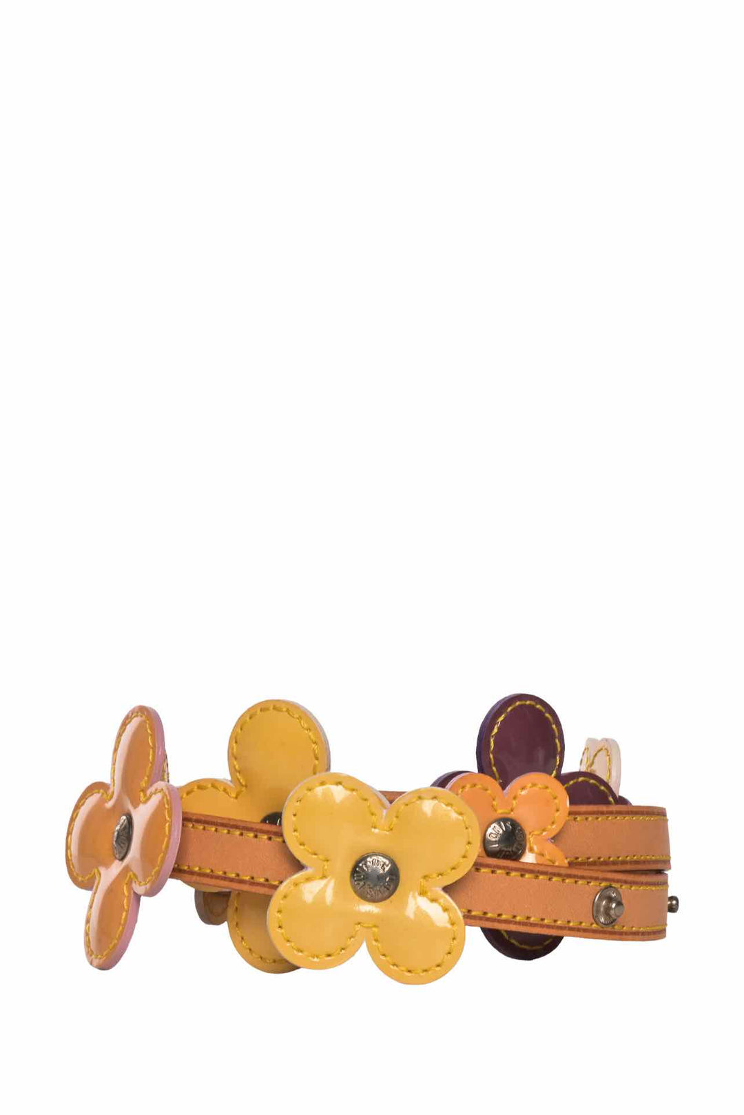 Louis Vuitton Size XS/S 2002 Fleur Vachetta Belt