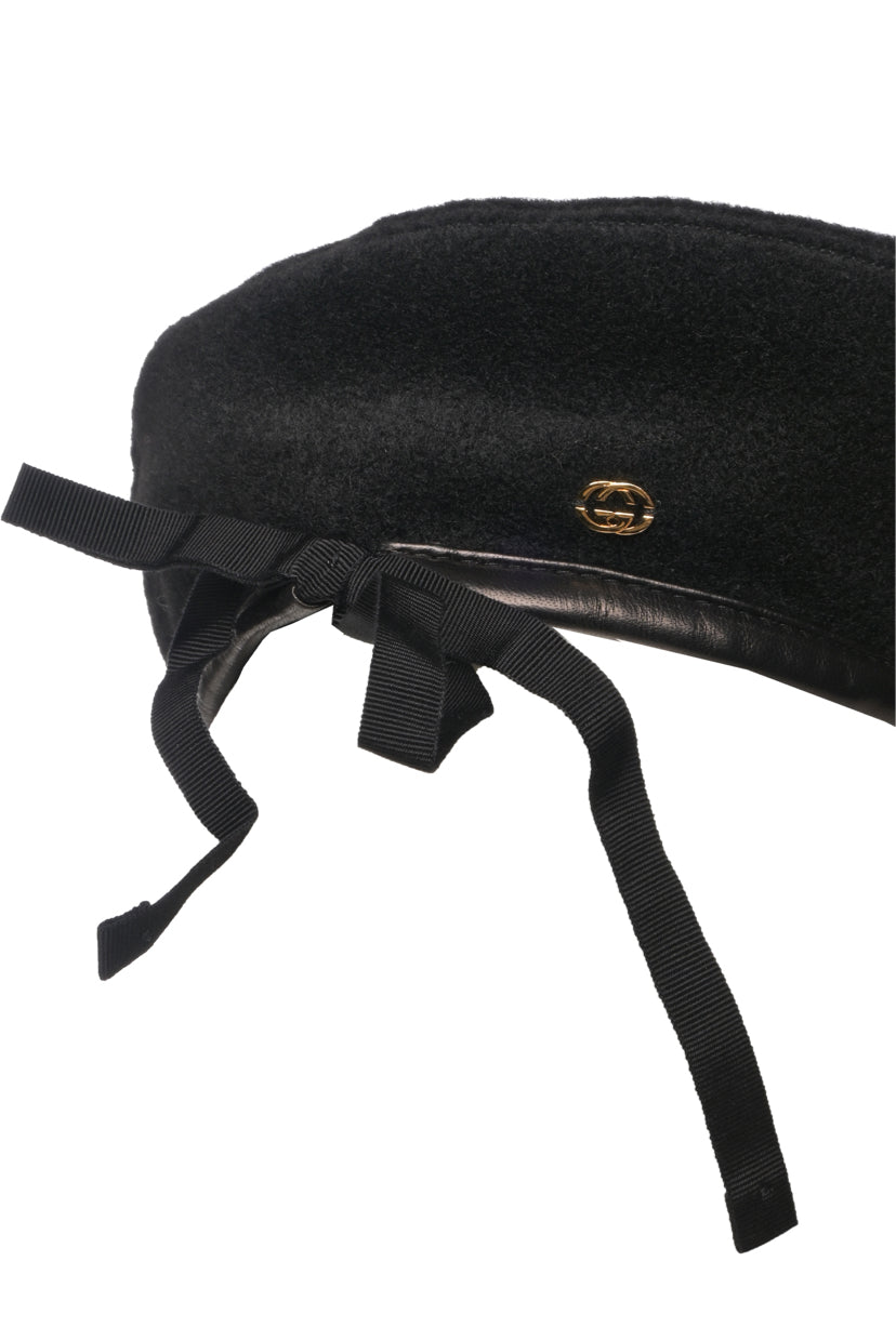 Gucci Size L GG Patch Beret