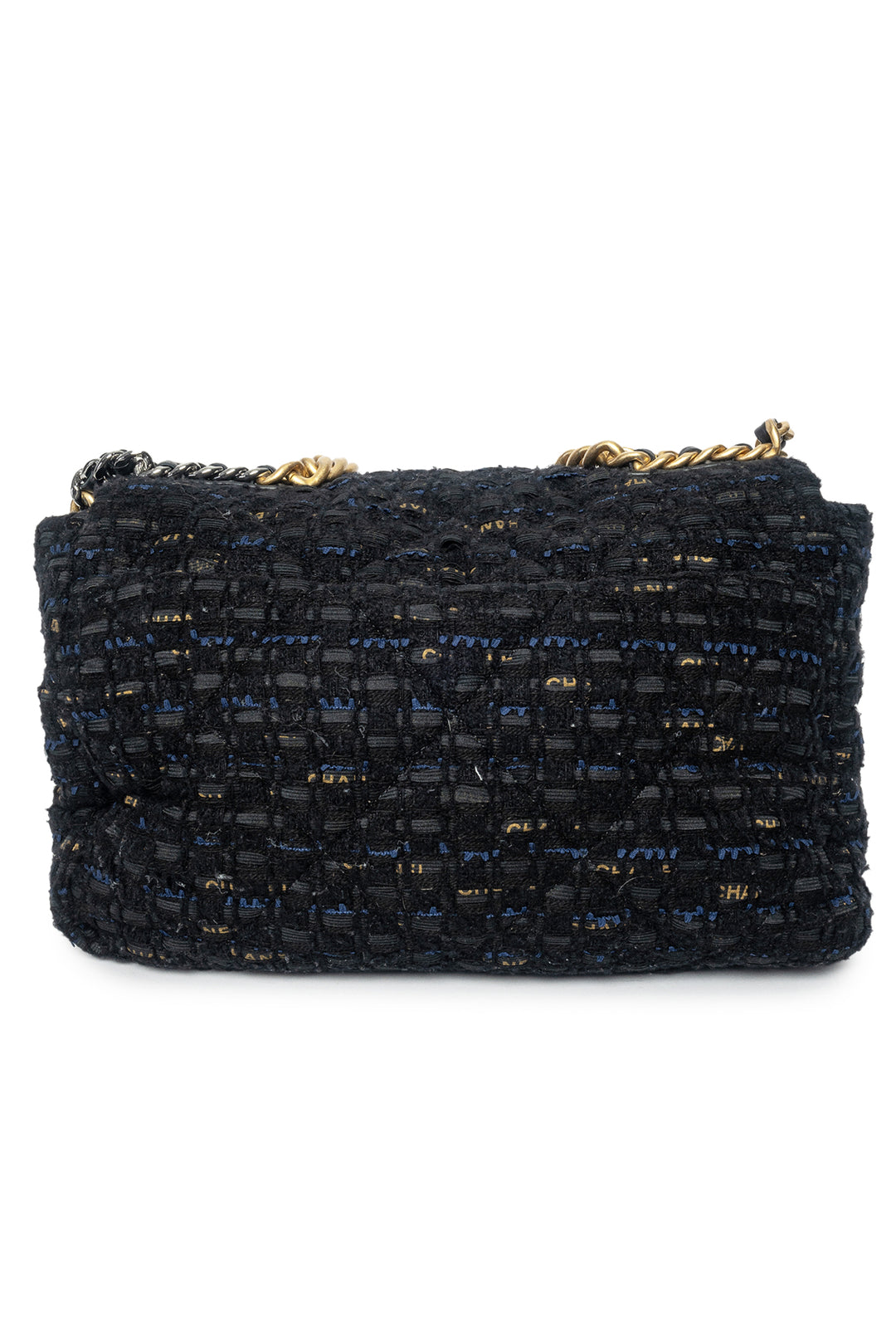 Chanel 2020 Maxi 19 Tweed Flap Bag