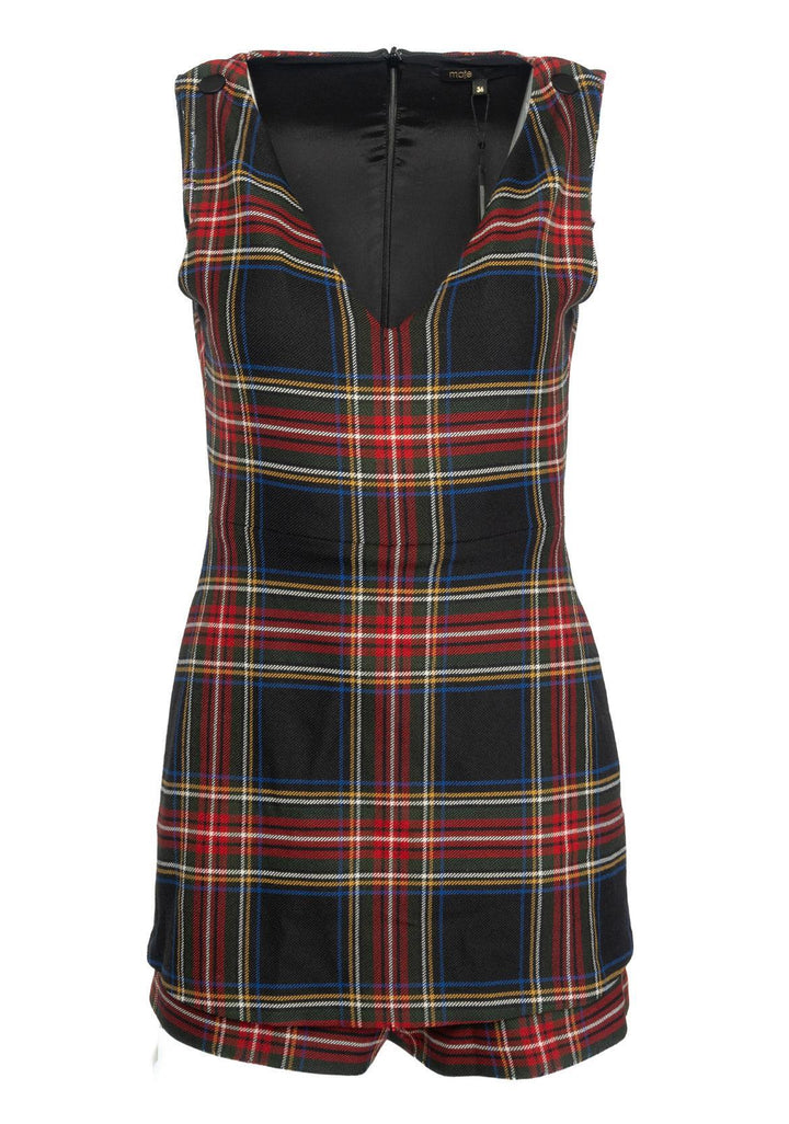 maje Size 36 Tartan Romper