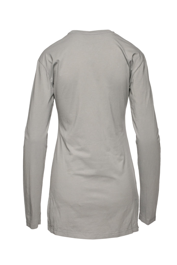 Miu Miu Size S 2024 Logo Cotton Long Sleeve T-Shirt