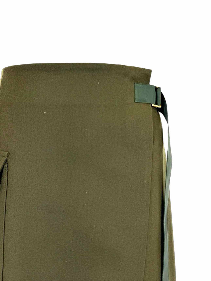 Sacai Size 3 Asymmetric Side Slit Skirt