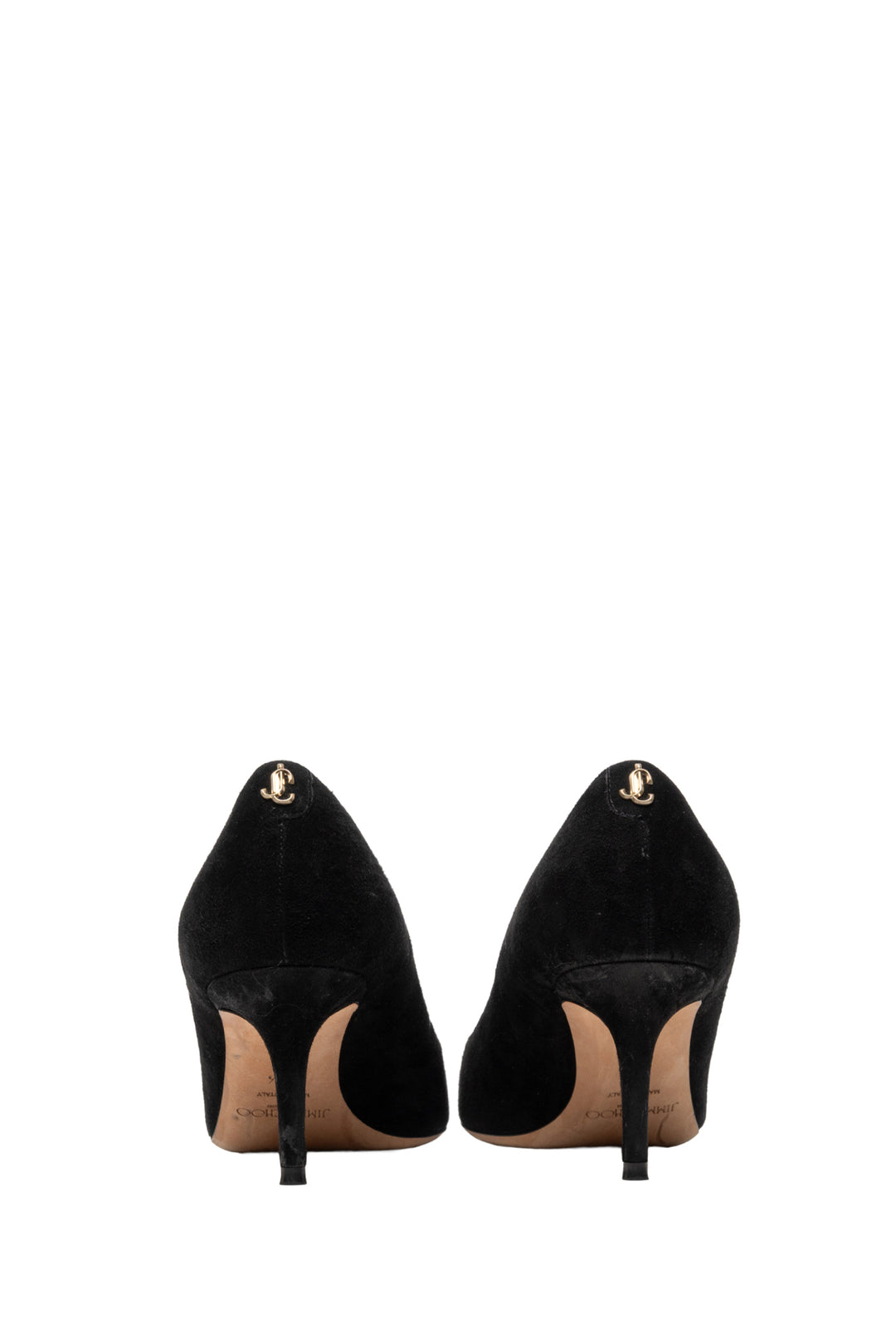 Jimmy Choo Size 38.5 Love 65 Black Suede Pointed Toe Pumps