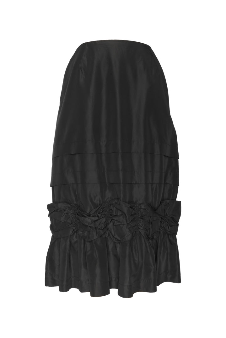 Simone Rocha Size 4 Maxi Ruched Tiered Skirt