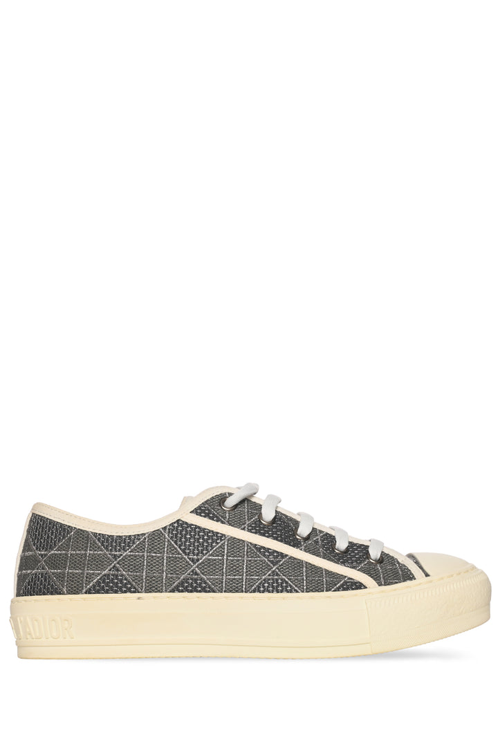 Dior Size 37.5 Laminated Canna Walk'N'Dior Sneaker