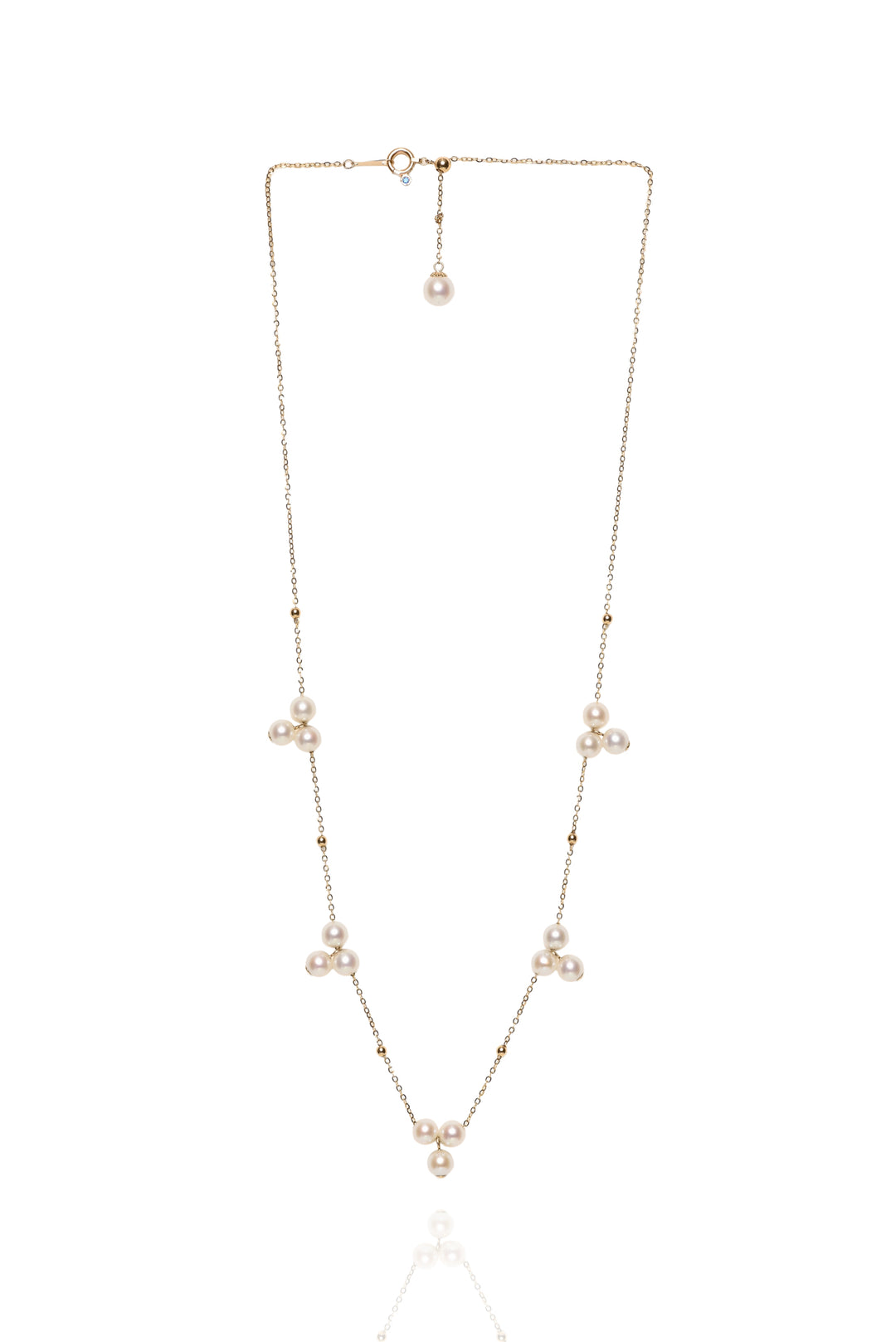 Gingiberi 18K Yellow Gold Seedling Aurora Pearl Necklace