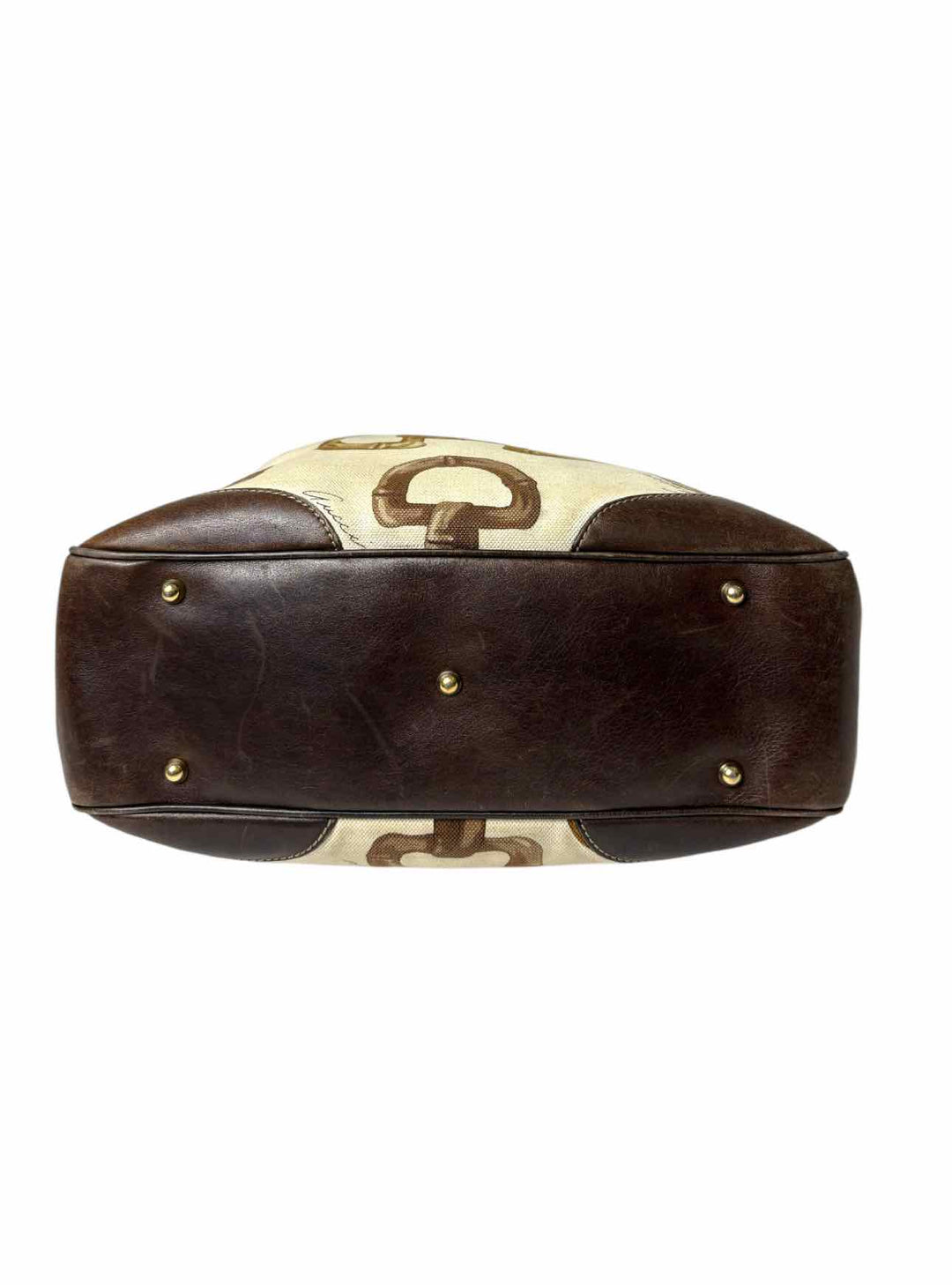 Gucci Horsebit Printed Canvas Tote Purse