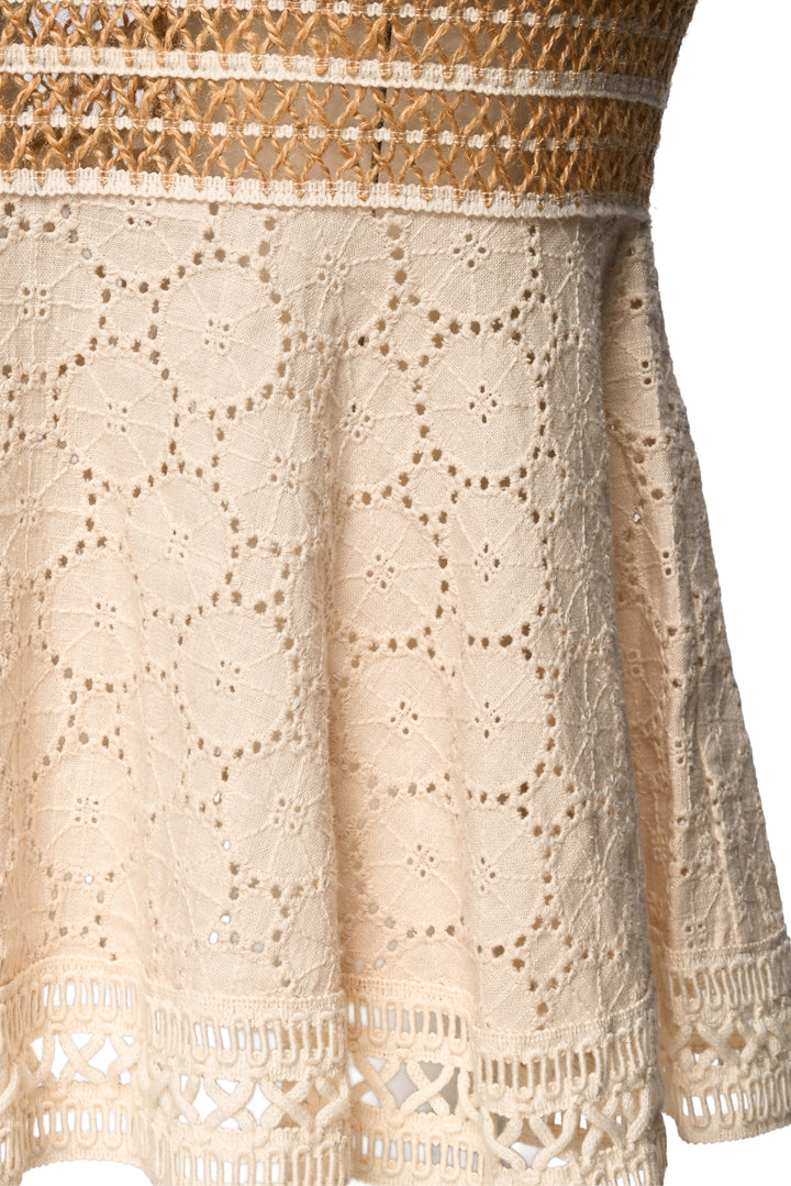 PatBo Size 4 Embellished Midi Dress