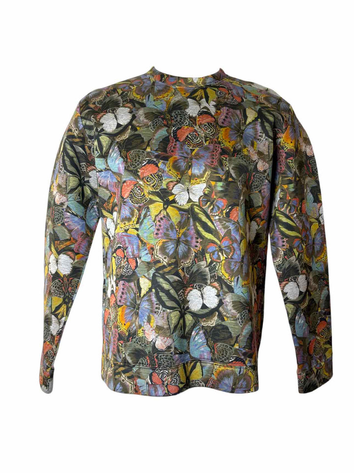 Valentino Size S Men's Butterfly Pattern Jersey Sweater