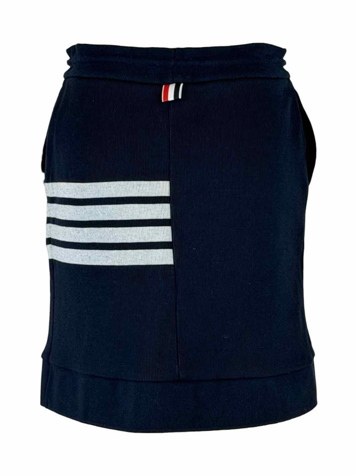 Thom Browne Size 42 4-Bar Mini Skirt