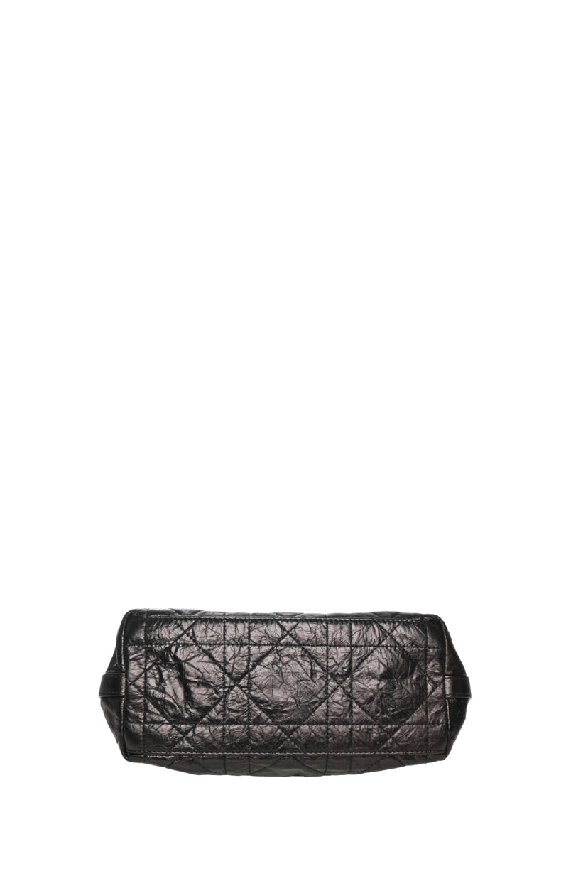 Dior 2024 Macrocannage Crinkled Calfskin Diorstar Hobo