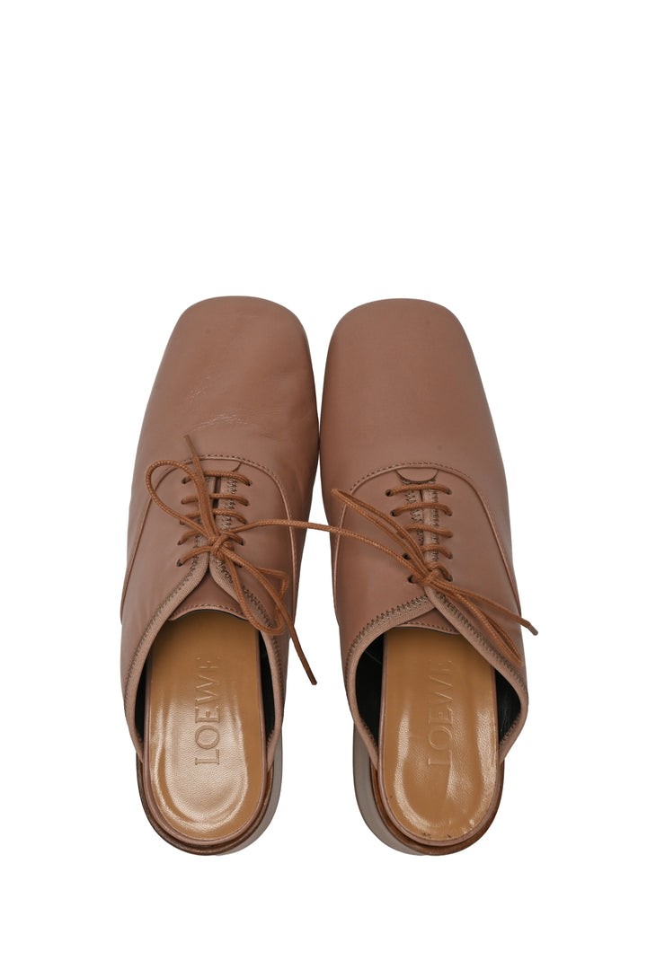 Loewe Size 36 Slip On Soft Derby Mules