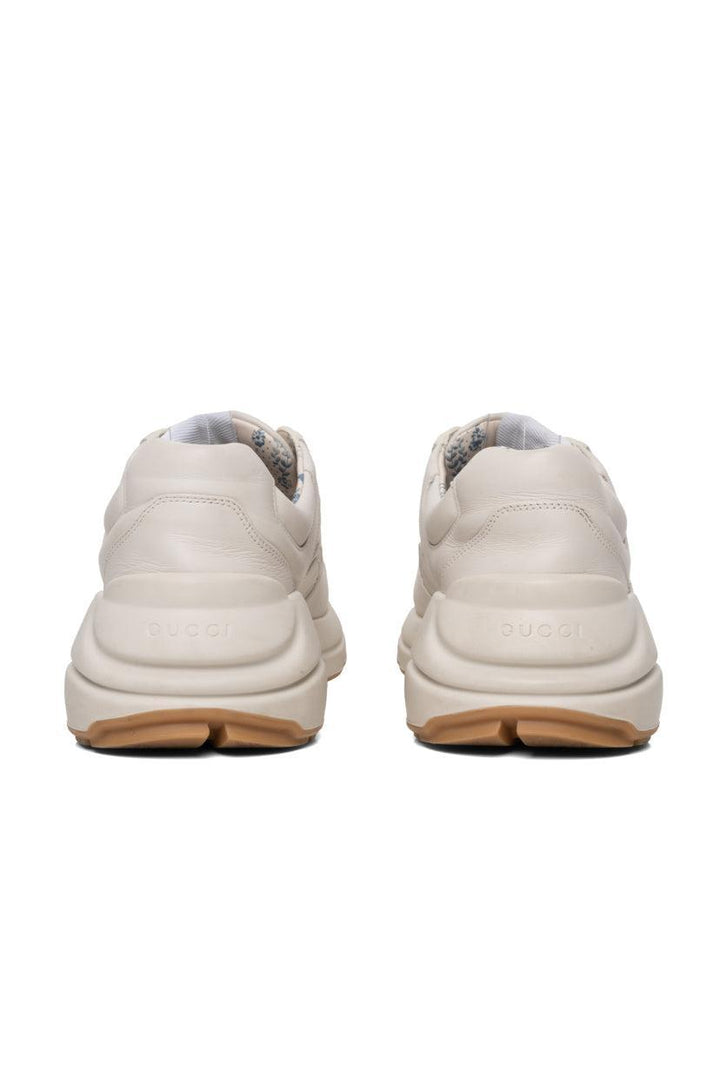 Gucci Size 7.5 Men's X MLB Calfskin NY Yankees Rhyton Sneakers