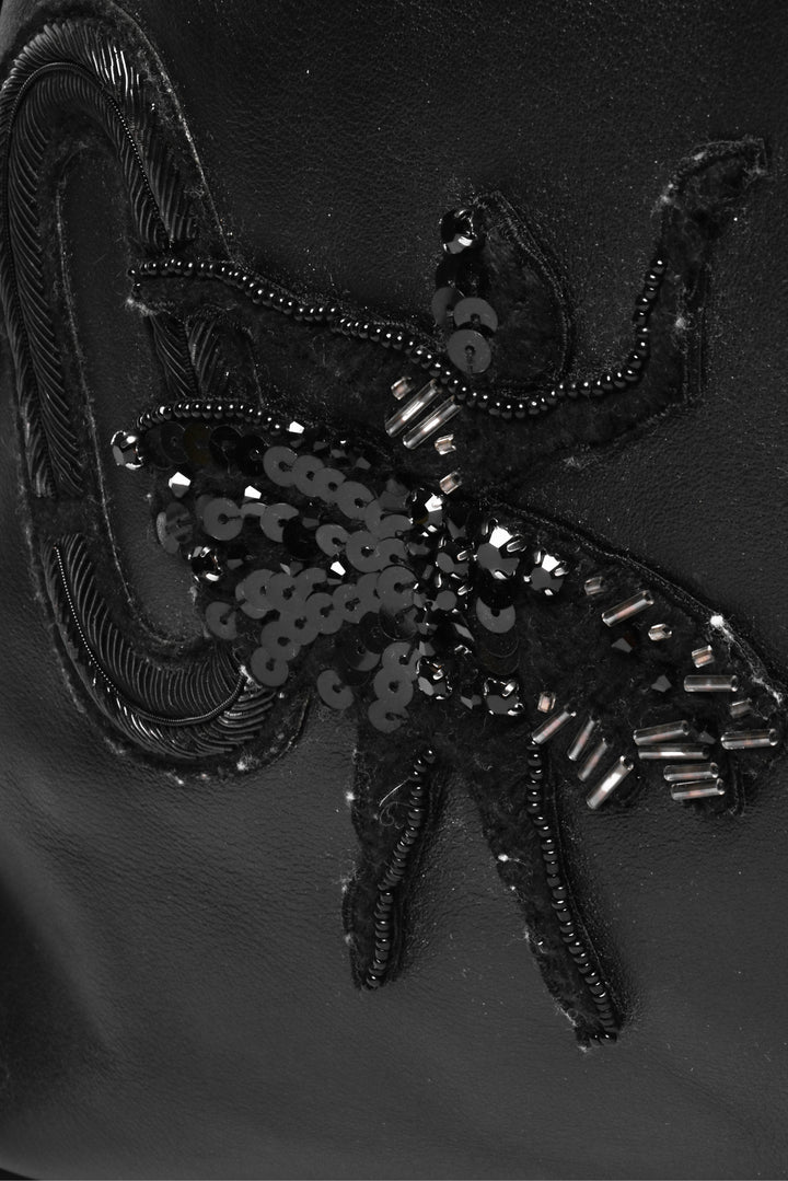 Marc Jacobs Embellished Spider Wingman Leather Tote