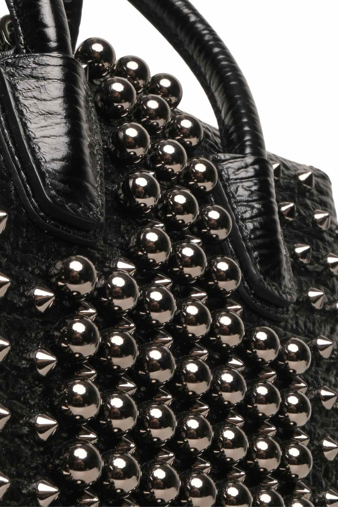 MCM Milla Spike & Faux Pearl Studded Mini Tote