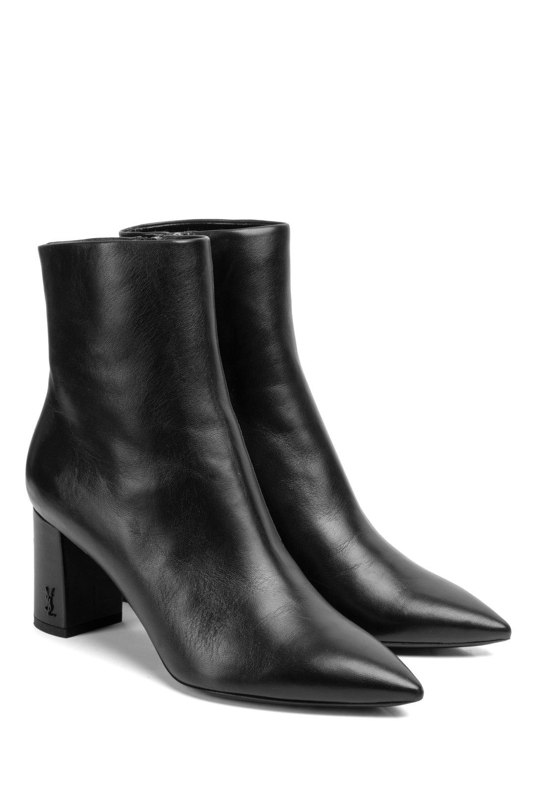 Saint Laurent Size 37 Betty Leather Ankle Boots