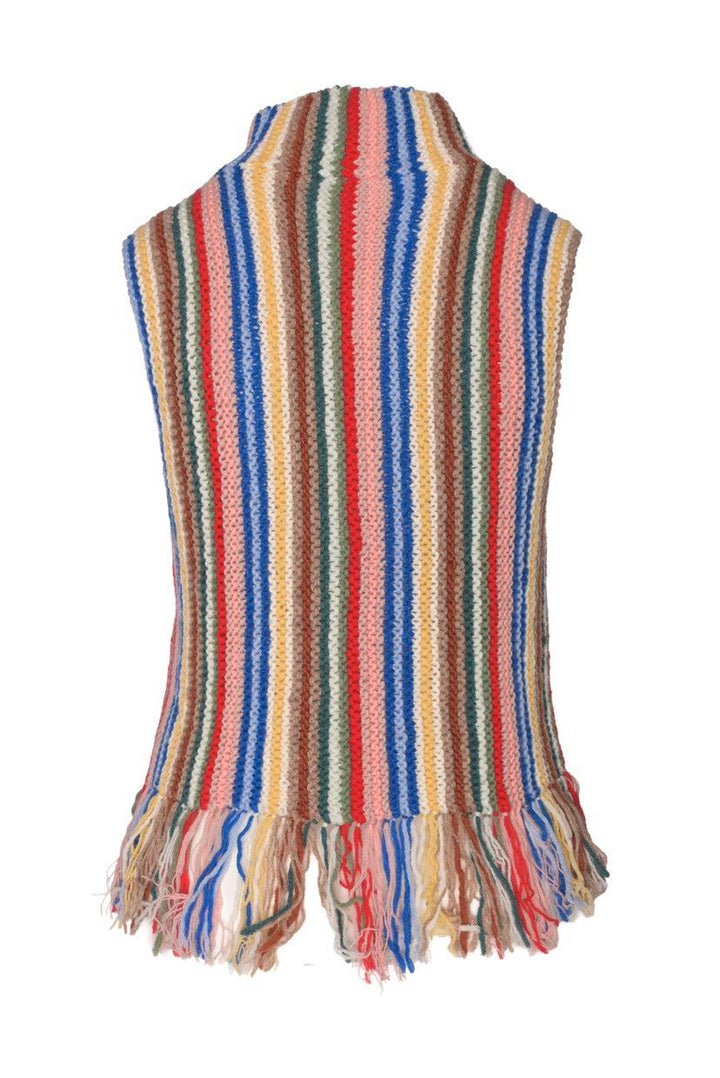 Sea New York Size M Olina Ombre Knit Turtle Neck Sleeveless Sweater