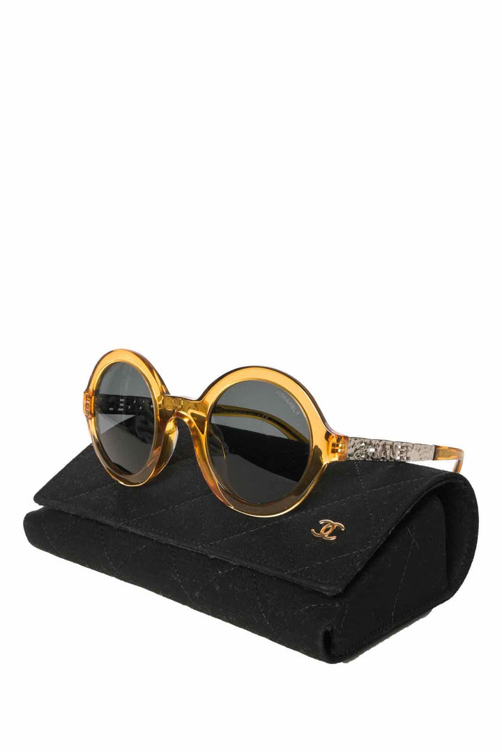 Chanel Size OS Circular Sunglasses