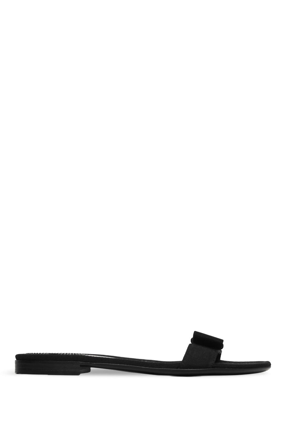 Salvatore Ferragamo Size 8 Bow Fabric Slide Sandals