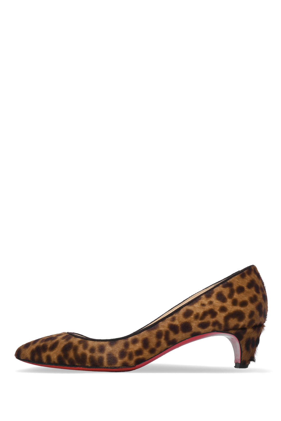 Christian Louboutin Size 35.5 Animal Print Pony Hair Pigalle 45 Pumps