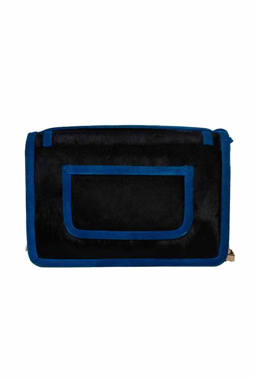 Pierre Hardy Maxi Suede Trim Shoulder Bag